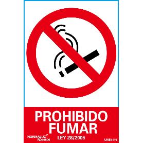 CARTEL 300*210 RD40000 PROHIBIDO FUMAR