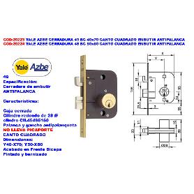 CERRADURA AZBE 49 70 BC