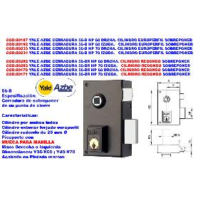 CERRADURA AZBE 56B-70 DH HP