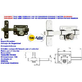 CERROJO  5-HP PINTADO YALE