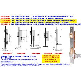 CERRADURA CVL 1963RV/0-16