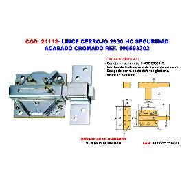 CERROJO LINCE 2930 HC