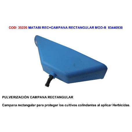 CAMPANA RECTANGULAR 83440871 MATABI