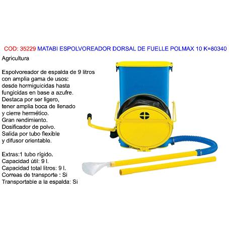 ESPOLVOREADOR POLMAX 80340 MATABI