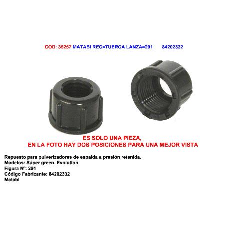 291 TUERCA LANZA REF. 84202332