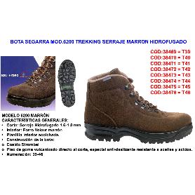 BOTA SEGARRA TREKKING 6200 MARRON N 43 HIDROFUGA