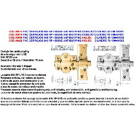 CERROJO 946-RP/80 UVE DORADO