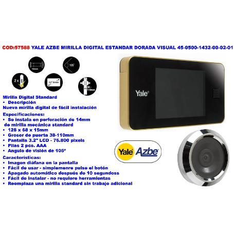 MIRILLA DIGITAL STANDAR DORADA 45050014320200
