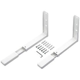 SOPORTE MURAL ABATIBLE. ACERO PINTADO. PARA MICROONDAS Y BALDA. 40 KG - AMIG ACABADO BLANCO ACABADO BLANCO