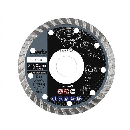 DISCO DIAMANTE CONTINUO 115X2.5X22 MM HORMIGON 49797170