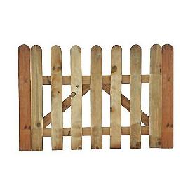 PUERTA VALLA CLASICA 100X80CM. PINO CON HERRAJE