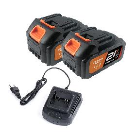 ALTUNA KIT 2 BATERIAS 21V-5AH + CARGADOR AV01-BP