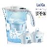 LAICA JARRA PURIFICADORA AGUA STREAM 2,3 LT BLANCA + 2 FILTROS BI-FLUX J9029C4
