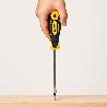 DESTORNILLADOR BIMATERIAL BOCA ESTAMPADA 4X100 MM.
