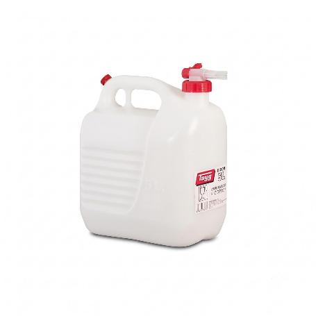 BIDON CON GRIFO PLASTICO SANITARIO  5 LITROS
