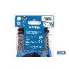GUANTE IMPREGNADO SANDY DOBLE CAPA DE NITRILO AZUL TALLA 8   CAJA 12 UNID.