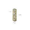 PLACA WOLFPACK BICROMATADO  60X18 MM.