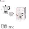 3 TAZAS CAFETERA ALUMINIO ITALIANA CLASICA KMT STYLE