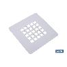 REJILLA DE DUCHA DE ACERO INOXIDABLE CEPILLADO 125 X 125 MM