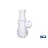 SIFÓN DE BOTELLA CON SALIDA Ø32-40 MM Y RACOR 1 1/4