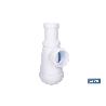 SIFÓN DE BOTELLA CON SALIDA Ø32-40 MM Y RACOR 1 1/4