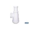 SIFÓN DE BOTELLA CON SALIDA Ø32-40 MM Y RACOR 1 1/4