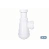 SIFÓN DE BOTELLA CON SALIDA Ø32-40 MM Y RACOR 1 1/2-1 1/4