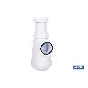 SIFÓN DE BOTELLA CON SALIDA Ø32-40 MM Y RACOR 1 1/2-1 1/4