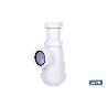 SIFÓN DE BOTELLA CON SALIDA Ø32-40 MM Y RACOR 1 1/2-1 1/4