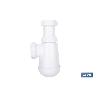 SIFÓN DE BOTELLA CON SALIDA Ø32-40 MM Y RACOR 1 1/2-1 1/4