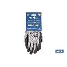 GUANTE ANTICORTE ULTRA LIGERO IMPREGNADO PU NEGRO T-10 VENTA UNITARIA