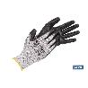 GUANTE ANTICORTE ULTRA LIGERO IMPREGNADO PU NEGRO T-8 VENTA UNITARIA