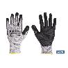 GUANTE ANTICORTE ULTRA LIGERO IMPREGNADO PU NEGRO T-9   CAJA 12 UNID.