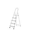ESCALERA ALUMINIO 5 PELDAÑOS PLEGABLE, USO DOMÉSTICO, ANTIDESLIZANTE, LIGERA Y RESISTENTE