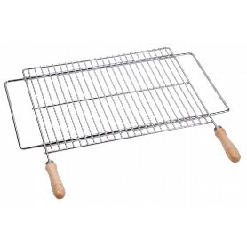 SAUVIC PARRILLA BARBACOA EXTENSIBLE 52-62 X 40  CM ZINC  2722