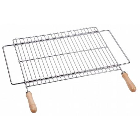 SAUVIC PARRILLA BARBACOA EXTENSIBLE 52-62 X 40  CM ZINC  2722
