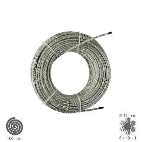 CABLE GALVANIZADO  12 MM. (ROLLO 100 METROS) NO ELEVACION