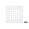 REJILLA DE DUCHA EN BLANCO MATE 125 X 125 MM