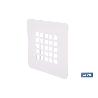 REJILLA DE DUCHA EN BLANCO MATE 125 X 125 MM