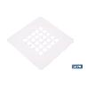 REJILLA DE DUCHA EN BLANCO MATE 125 X 125 MM