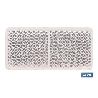 CATADIÓPTRICO RECTANGULAR BLANCO 71 X 35 MM CON ADHESIVO