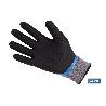GUANTE IMPREGNADO SANDY DOBLE CAPA DE NITRILO AZUL TALLA 8 VENTA UNITARIA