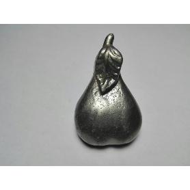 TIRADOR FORMA PERA PLATA BERNIAL PLATA SATINADA IDEAL PARA CAJONES DORMITORIO INFANTIL