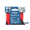 GUANTE IMPREGNADO SANDY COATED ROJO/NEGRO TALLA 6   CAJA 12 UNID.