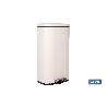 CUBO DE BASURA BEIGE CON PEDAL Y CUBO INTERIOR 30 L 34,2 X 29,3 X 63,5 CM