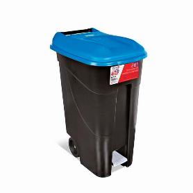 CUBO CON PEDAL ECO 80 L AZUL