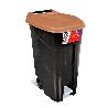 CUBO CON PEDAL ECO 80 L MARRON