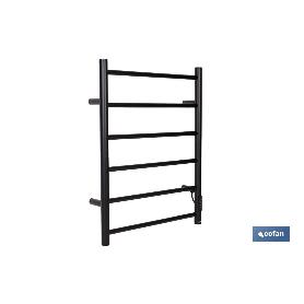 TOALLERO ELÉCTRICO NEGRO 80 W 68 X 53 X 10.5 CM IP44