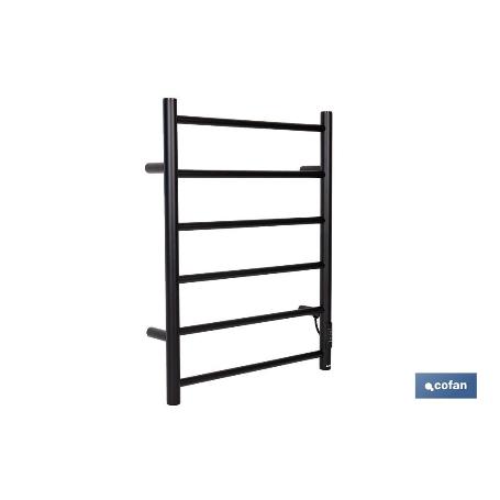 TOALLERO ELÉCTRICO NEGRO 80 W 68 X 53 X 10.5 CM IP44