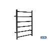TOALLERO ELÉCTRICO NEGRO 80 W 68 X 53 X 10.5 CM IP44